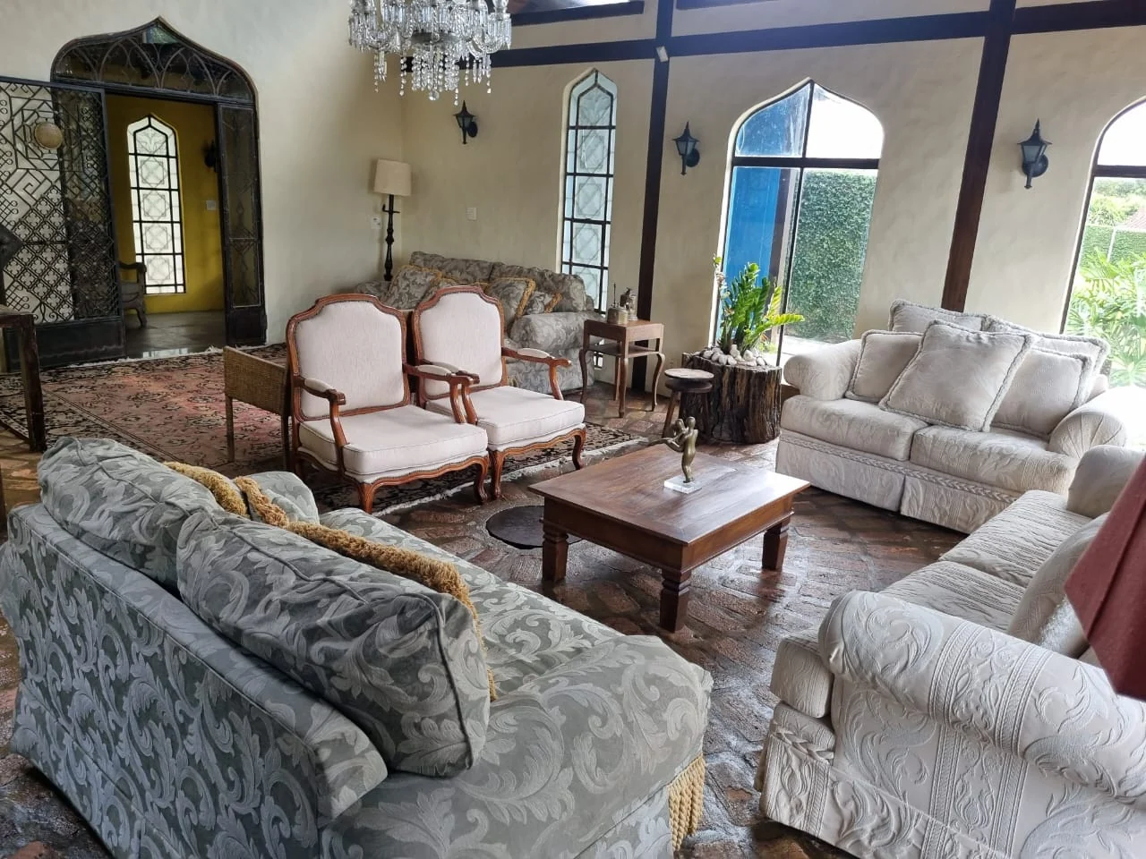 Sala de estar real da Casa da Represa